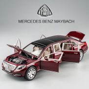 Đồ Chơi Bé Trai Mô Hình Xe Hơi Hợp Kim Kim Loại Maybach S600 1 24 MB