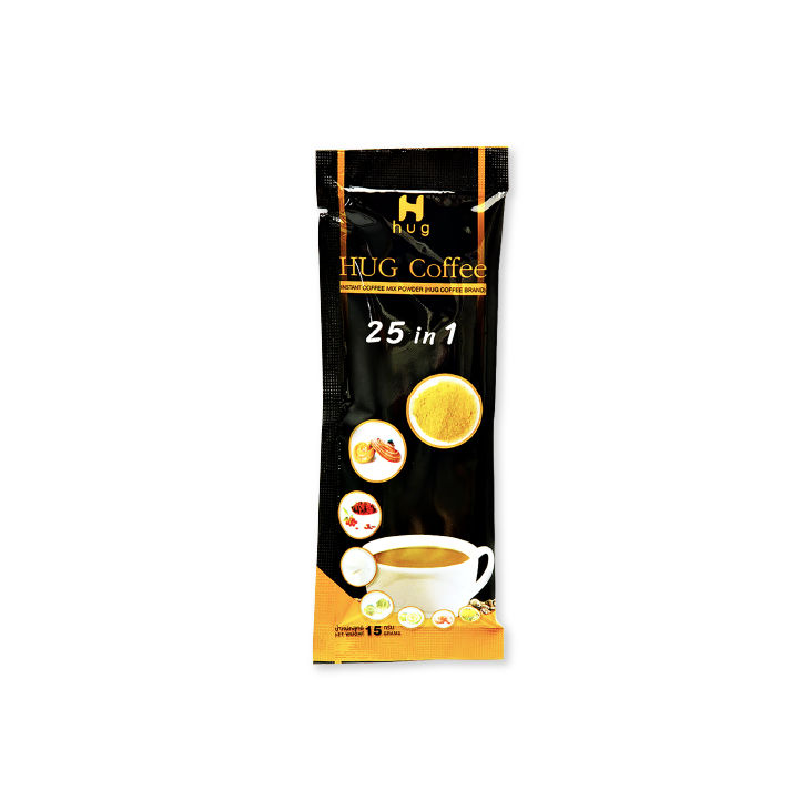 hug-coffee-25-in-1-กาแฟเพื่อสุขภาพปรุงสำเร็จ-สมุนไพร-ควบคุมน้ำหนัก-ปรับสมดุลการขับถ่าย-บำรุงกระดูก-และข้อต่อ-บำรุงผิวพรรณ-6-กล่อง-by-ดีลเด็ด