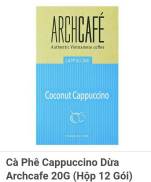 Cà phê Capuccino dừa Archcafe 20g hộp 12 gói