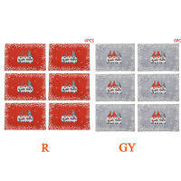 6ชิ้น Gnome สวีเดน Tomte ตุ๊กตาคริสต์มาส Placemats ตารางเสื่อครัว Tablemats T3LE