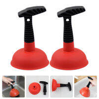 VORCOOL 2PCS ลูกสูบขนาดเล็กที่มีด้ามจับตามหลักสรีรศาสตร์ UNCLOG Plungers ห้องครัวอ่าง Plungers Plungers ครัวเรือนสำหรับห้องน้ำ