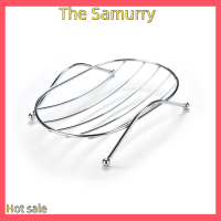 Samurry ✨Hot Sale✨ Car Novelty functional ห้องน้ำสแตนเลสสบู่จานถาดกล่องสบู่ขาตั้ง