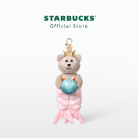 Starbucks Siren &amp; The Earth Bearista Bear Coral Keychain พวงกุญแจตุ๊กตาหมีสตาร์บัคส์ A11145330