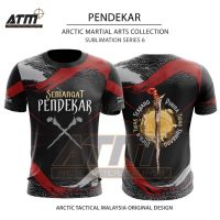 T SHIRT - (All sizes are in stock)   [Good stock] ARCTIC Tactics Microfiber Sublimation T-shirt Round neck Short sleeve Off the shelf Pendekar Baju silat  (You can customize the name and pattern for free)  - TSHIRT