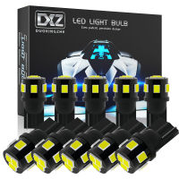 DXZ 10PCS Canbus W5W T10หลอดไฟ LED 7SMD 12V WY5W 194 Car Clearance ภายในแผนที่โดมที่จอดรถอัตโนมัติใบอนุญาตโคมไฟ6500K