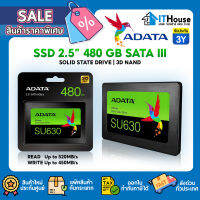 ✨ADATA SU630 480GB SSD ขนาด 2.5 นิ้ว SATA 3.0?ใช้อัปเกรดพื้นที่เก็บข้อมูลและความเร็ว ให้ PC และ Notebook?R/W 520MB/450MB