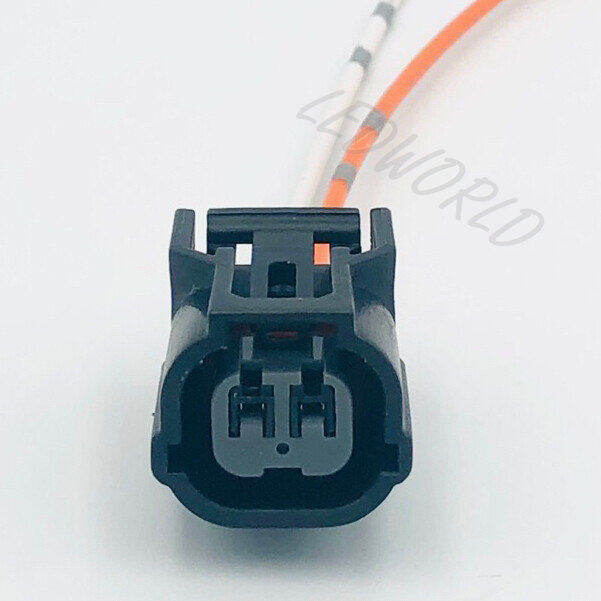 1PCS 2 PIN Honda Jazz Rear Bulb Holder Socket Connector Waterproof