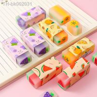 ™☃ Cute Fruit Cuisine Shape Rubber Eraser Student Learning Stationery for Child Creative Gift Kids Eraser School Supplies