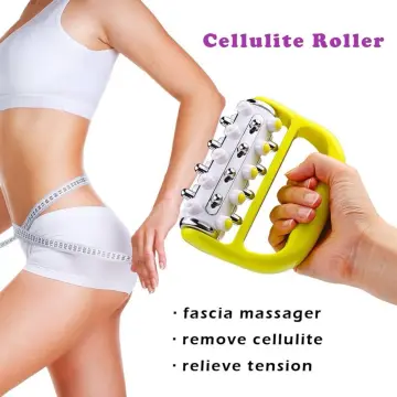 Handheld Cellulite Remover Electric Back Massager - Portable Anti Cellulite  Massager with 4 Different Massage Heads for Neck Shoulders Arm Back Waist  Belly Legs Foot Calf Muscle