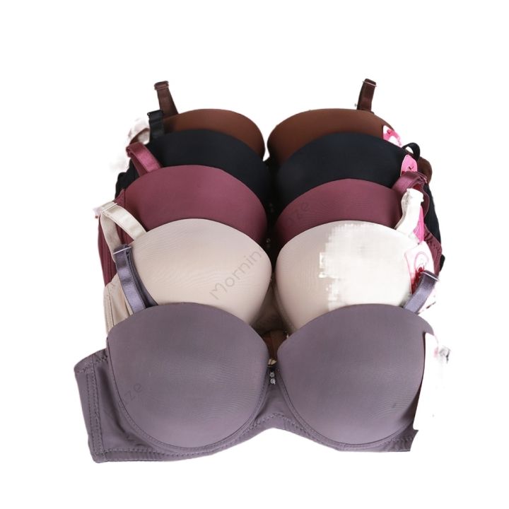 Women's plain breathable bras Size 32-40 suitable cup B 4958