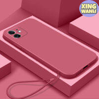 เหมาะสำหรับดีไซน์ใหม่ปกกันชนป้องกัน iPhone 12 เคสนิ่มใส่โทรศัพท์ของเหลวเรียบ