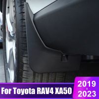 แผ่นบังโคลนรถยนต์สำหรับ Toyota RAV4 2019 2020 2021 2022 2023 RAV 4 XA50อุปกรณ์เสริมที่ปัดโคลนแผ่นบังโคลนรถแผ่นกันกระเซ็น