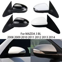 2009 2008สำหรับ MAZDA 3 BL 2010 2011 2012 -2014 3สายไม่มี LED 7เส้นพร้อมประตูด้านนอกรถยนต์ LED กระจกมองหลัง Assy