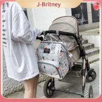 มารดาโพลีเอสเตอร์ J-BRITNEY กระเป๋าจุของได้มากหลากสีกระเป๋าเปลี่ยนผ้าอ้อมเด็กดูแลกระเป๋าสำหรับดูแลเด็กการเดินทาง