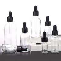 【YF】❡  5ml 10ml 15ml 20ml 30ml 50ml Glass Bottle Perfume 3cc Vial With Pipette Dropper Jar