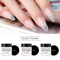 COSCELIA Acrylic Nail Kit Nail Art Set Pink Clear White Acrylic Powder with Liquid Gel Nail Art Manicure For Extension Tools Set