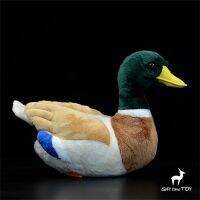 Mallard Duck High Felity อนิเมะน่ารัก Plushie เป็ดป่าของเล่นตุ๊กตาสัตว์เหมือนจริงจำลองตุ๊กตายัดไส้ Kawai ของขวัญของเล่นสำหรับ