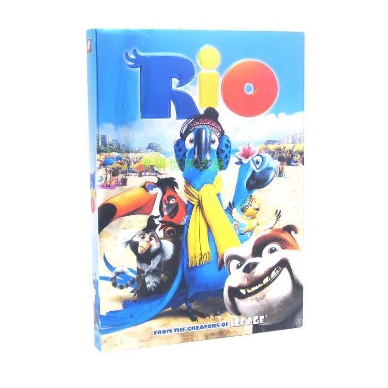 Rio Adventure Children's Cartoon Movie DVD Disc English Original Soundtrack  HD 