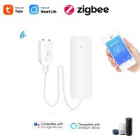 【LZ】™  Tuya Zigbee Água Sensor Alarme Detector De Vazamento De Água Inundação Alert Overflow Security Alarm System Funciona com Zigbee Gateway