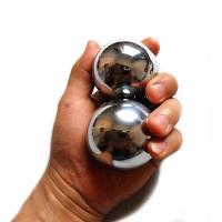 2ชิ้น/เซ็ต38MM จีน Baoding Ball แฮนด์บอลฟิตเนสการออกกำลังกายความเครียด Relaxation Therapy Chrome ลูกบอลนวดมือลูกบอลออกกำลังกายอุปกรณ์ออกกำลังกาย