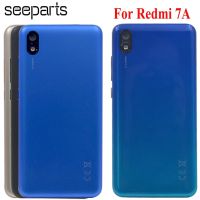 ฝาหลังสำหรับ7A Xiaomi Redmi Redmi7a ฝาหลังหลังฝาหลังมีเลนส์กล้องเคสแบตเตอรี่พร้อมโลโก้สำหรับเปลี่ยน