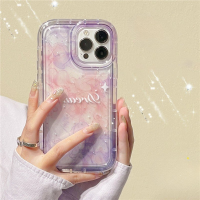 เคสTPUเคสใสลายการ์ตูน 13promax 13 13pro 13promax Case ใสกันกระแทก เว้ากล้อง 6s-7 8 6plus 7plus 11 PRO MAX 12 PRO MAX เคสม่วง เคสเงิน