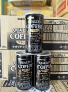 1 thùng tương đương 30 lon Cà phê sữa Sangaria Quality Coffee lon 185g