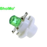 Bhoimo รถ B8.4D Led B8.4 DC12V 1ชิ้นรถน้ำเงินแดงเขียวสีขาวหลอดไฟหน้าปัดรถคำเตือนหน้าแดชบอร์ดแสงสำหรับที่นั่ง Bx8.4D