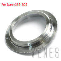 VENES สำหรับ Icarex 35S-สำหรับ EOS,อะแดปเตอร์สำหรับ Icarex 35S เหมาะสำหรับ Canon EOS สำหรับกล้อง DSLR หรือฟิล์ม SLR (สีเงิน)