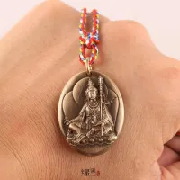 Lotus life Tuas portable Buddha Pendant male pure copper Buddha Necklace original design transit protection NAOM