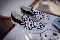 [ของแท้ ส่งฟรี จากไทย] VANS SLIP-ON "LOVE ME/LOVE ME NOT" DAISY