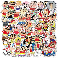 50Pcs น่ารักการ์ตูน Crayon Shin-Chan สติกเกอร์กันน้ำสเก็ตบอร์ดสโนว์บอร์ด Retro สติกเกอร์ไวนิลสมุดลายกราฟฟิตีสติกเกอร์