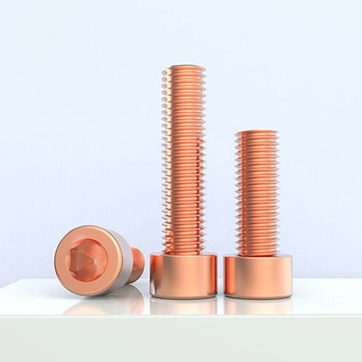 red-copper-cup-head-cylindrical-head-hexagon-socket-bolt-screw-m3-m8-nails-screws-fasteners