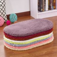 Oval Bathroom Foot Mat Modern Style Living Room Carpet Hallway Doormats Non-slip Floor Mat Fluffy Rug Water Absorption Carpets