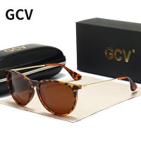 GCV New Fashion Round Sunglasses Polarized Women Classic Retro Sun Glasses For Men Driving Unisex Eyewear UV400 Lentes De Sol