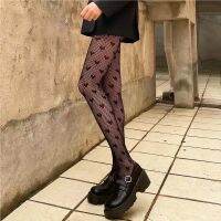 【CW】 Girls Cute Print Tights Women  39;s Sexy Gothic Punk Wind Star Love Heart Mesh Fish Net Body Stockings