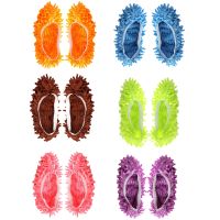 ♈✟◆ 1pair Mop Slippers Shoes For Floor Cleaning Microfiber Shoes Cover Reusable Dust Mops For Women Washable Mop Socks For Foot