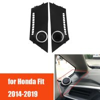 brand new Front Door Tweeter Speaker Cover Treble Audio Loudspeaker Lid Horn Shell Decoration for Honda Fit 2014 2019