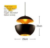 Nordic Led Pendant Lights Spot Lampshade Designer Black White Hanging Fixture Restaurant Kitchen Bedside Decorative Luminaires