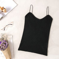 Women Sexy Camisole Tanks Slim Skinny Casual Tank Tops Ladys Undershirt Solid Breathable Shoulder Vest For Female Crop Top