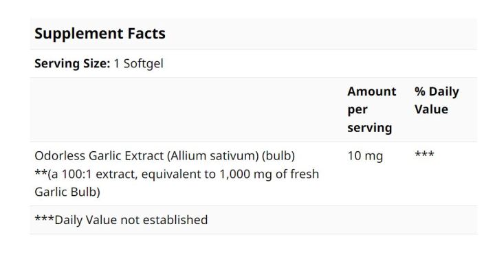 garlic-1000mg-100-rapid-release-softgels-กระเทียมสกัด-1000มก-แบบเม็ดเจลใส-ชนิดดูดซึมเร็ว