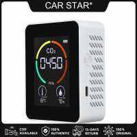 [COD Available] 3 in 1 Co2 Air Detector Portable Air Quality Monitor (White)