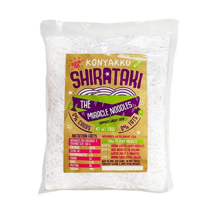 Shirataki Noodles - Premium Odorless (200g) Keto Friendly | Lazada PH