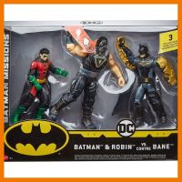 สินค้าขายดี!!! ของเล่น หุ่น ฟิกเกอร์ แบทแมน โรบิน เบน ดีซี คอมิค DC Comics Batman Missions Batman &amp; Robin Vs. Bane Figures โมเดล Mod... ของเล่น โมเดล โมเดลรถ ของเล่น ของขวัญ ของสะสม รถ หุ่นยนต์ ตุ๊กตา โมเดลนักฟุตบอล ฟิกเกอร์ Model