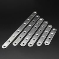 ☇∈❉ Thickened Straight Corner Code Connector Durable Stainless Steel Flat Fixed Bracket Home Furniture Repair Hardware Accessories
