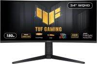 ASUS TUF Gaming 34” 1440P 1500R Curved Monitor VG34VQL3A - QHD (3440 x 1440), 180Hz, 1ms, Extreme Low Motion Blur, Freesync Premium Pro, 125% sRGB, DisplayHDR 400, Height Adjustable, 3 year warranty