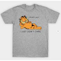 Cartoon Animals Garfield Cat and ody Dog  Vibes Shirt Men Short Sleeve Cotton Shirt Kawaii Cat Tees Top Graphic Tshirts Gift Idea