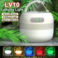 5200mAH New Camping Light Solar Outdoor USB Charging 6 Mode tent Lamp Portable Lantern Night Emergency Bulb Flashlight for Camp