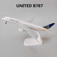 United Airlines Boeing 787 Dreamliner 20cm High Quality Aircraft Model On Display Stand