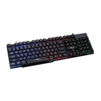 MD-TECH คีย์บอร์ด USB Multi Keyboard (K-3) Mechanical Style Keyboard Black